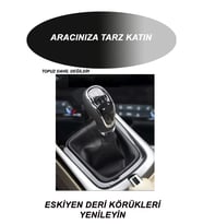 Volkswagen Beetle Uyumlu Oto,araba  Vites Körüğü Siyah Dikiş