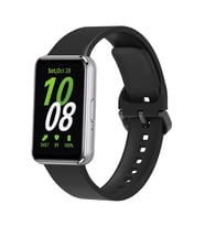Lexroo Galaxy Fit 3 Silikon Kordon KRD-110 Strap Kayış - Siyah