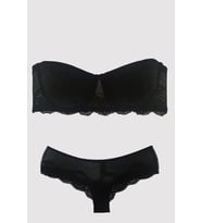 Pierre Cardin 4696 Verona Balenli Destekli Straplez Sütyen Takımı
