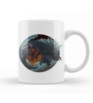 Godzilla King of Monsters Kupa Bardak Porselen