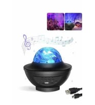 Masa ve Gece Lambası Renkli Projektör Işıklı Disko Topu Bluetooth Hoparlör