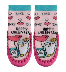 Civil Baby Penguen Bebek Kız Havlu Çarık Çorap - Standart 22