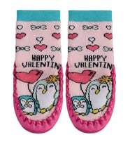 Civil Baby Penguen Bebek Kız Havlu Çarık Çorap - Standart 22
