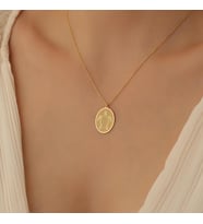 925 Ayar Gümüş Vintage Kaplumbağa Figürlü Kolye (Altın)