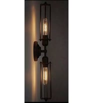 MYLİGHTS  RETRO RUSTİK TAVAN VE DUVAR APLİK ARMATÜR AVİZE (Siyah)