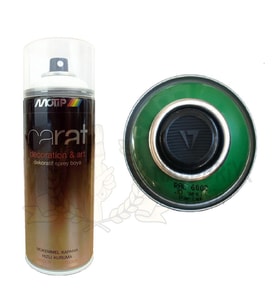 Motip Carat Akrilik Sprey Boya YAPRAK YEŞİL PARLAK 400 ml - RAL6002