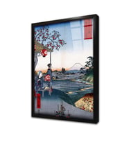 Japon Evi Çerçeveli Cam Tablo