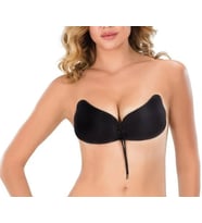 Miss Feliz 003 Yapışkanlı Ipli Kelebek Sütyen Siyah