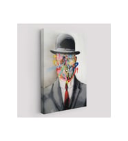 Rene Magritte Ünlü Resim “İnsanın Oğlu” Graffiti Pop Art Tablosu-6316