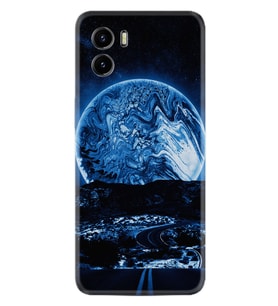 Vivo Y15S Y32 Y33S Y51 Y53S Kılıf Desemli Silikon Mavi Gece 1605