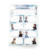 KESKİN 220130 FROZEN II DERS PROGRAMLI OKUL ETİKETİ 3'LÜ