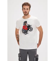 Bad Bear FAVE T-SHIRT OFF-WHITE Erkek Tişört Beyaz S-XXL