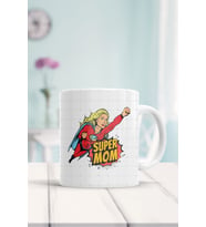 Super Mom Baskılı Kupa Bardak
