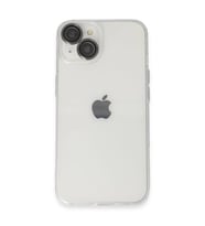 Mey İthalat® iPhone 14 Kılıf Luko Lens Silikon - Siyah