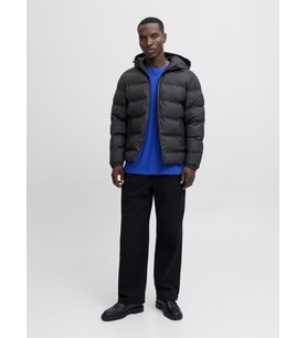 Jack & Jones JJELEMENTS PU Puffer SN Erkek Şişme Mont - Modern ve Koruyucu