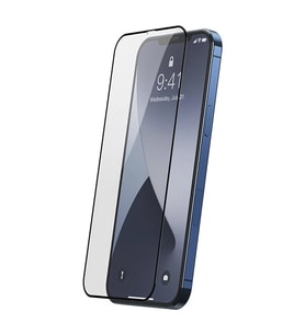 Baseus 0.25MM İPhone 12-12 PRO 6.1 3D Full Tempered Cam Ekran Koruyucu 2adet-(5775) - HPSBYI7713-9