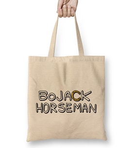 BoJack Horseman 09 Bez Çanta Uzun Saplı