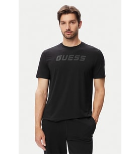 Guess Bruce Bisiklet Yaka Kısa Kollu Erkek Siyah Tişört Z6YI26K5090-JBLK