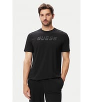 Guess Bruce Bisiklet Yaka Kısa Kollu Erkek Siyah Tişört Z6YI26K5090-JBLK