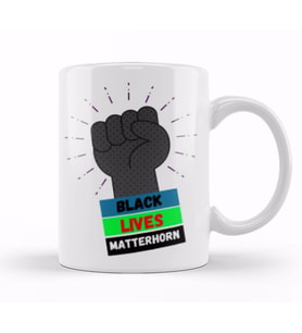 Black Lives Matterhorn Kupa Bardak Porselen