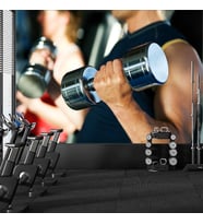 Spor Fitness Salonu Duvar Kağıdı