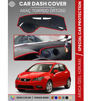 SEAT IBIZA 6F (2017-2024) Torpido Örtüsü Ön Göğüs Halı Torpido Koruma Birebir Uyum Kaymaz UV Koruma