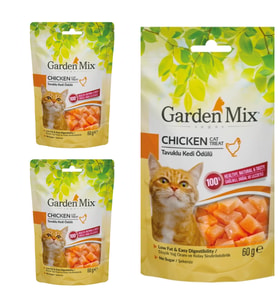 Garden Mix Tavuklu Kedi Ödülü 60 Gr X 3 Adet