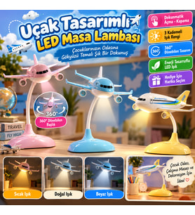 Dokunmatik 3 Kademeli Çocuk Odası Çalışma Lambası