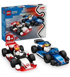 ® City F1® Williams Racing ve Haas F1® Yarış Arabaları 60464 - 4 Yaş & Üzeri Çocuklar için Yaratıcı