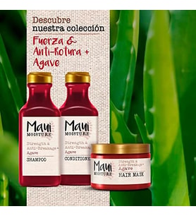 Maui Moisture Ogx, Nem Mukavemeti Kırılma Önleyici + Nemlendirici Agave Saç Kremi, Renk İşlem Görmü