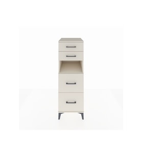 Kronos Dolap Tek Raflı 4 Çekmeceli 44x59x134 Aytaşı-Aytaşı