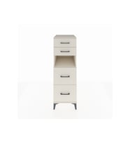 Kronos Dolap Tek Raflı 4 Çekmeceli 44x59x134 Aytaşı-Aytaşı