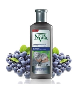 Natur Vital Silver Blueberry Turunculaşma Karşıtı Mor Şampuan 300ml Doğal Cila