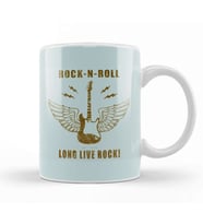 Long Live Rock N' Roll 01 Kupa Bardak Porselen