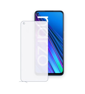 SChitec Realme Narzo 30 5G Uyumlu Ön Yüzey Nano Şeffaf Hidrojel Ekran Koruyucu