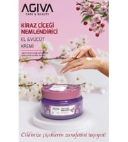 Agiva Nemlendiricili El ve Vücut Kremi 300 ml Kiraz Çiçeği