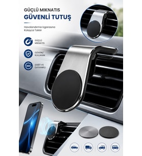 Universal Mini Manyetik Araç Telefon Tutucu Güçlü Mıknatıslı Stand