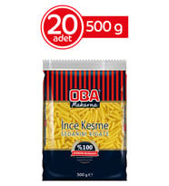 İnce Kesme Makarna 500 Gr * 20 Adet