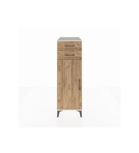 Kronos Dolap 2 Raflı 2 Çekmeceli Tek Kapaklı 44x59x134 Aytaşı-Çam