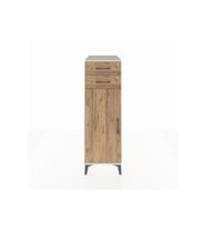 Kronos Dolap 2 Raflı 2 Çekmeceli Tek Kapaklı 44x59x134 Aytaşı-Çam
