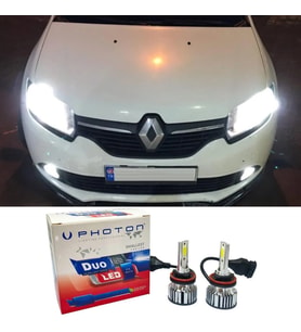 Renault Symbol Led Xenon Uzun Far Ampulü H7 Duo Yeni Seri Beyaz