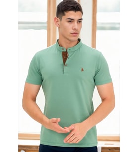T9560 DEWBERRY T-SHIRT-AÇIK HAKİ