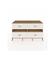 Kronos Konsol 2 Raflı 4 Çekmeceli  176x59x99 Çam-Çam/Aytaşı