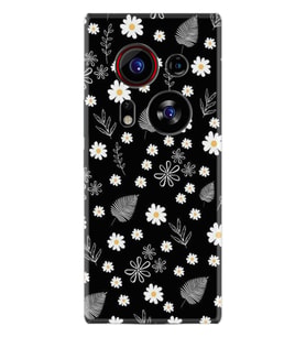 Phantom X2 Pro Kılıf Boutique Baskılı Resimli Papatyalar ve Yaprak Pcode -078