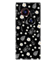 Phantom X2 Pro Kılıf Boutique Baskılı Resimli Papatyalar ve Yaprak Pcode -078
