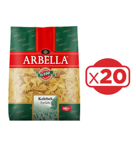 Arbella Kelebek Makarna 500 gr x 20 Adet