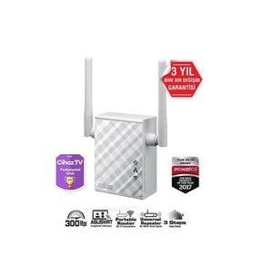 ASUS RP-N12 300mbps N300 2.4GHZ Mesafe Genişletici EV Ofis Tipi 2x 2dbi sabit anten