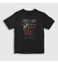 Presmono Unisex Çocuk Siyah Band V2 Mötley Crüe T-Shirt 375732tt