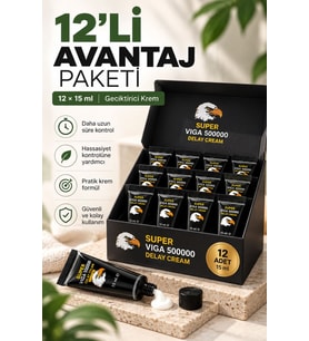 12 Adet 1 Kutu Viga 50000 Krem