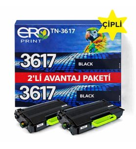 TN-3617 / Brother MFC-L6915DN Çipli Muadil Toner - 2'li Avantaj Paket